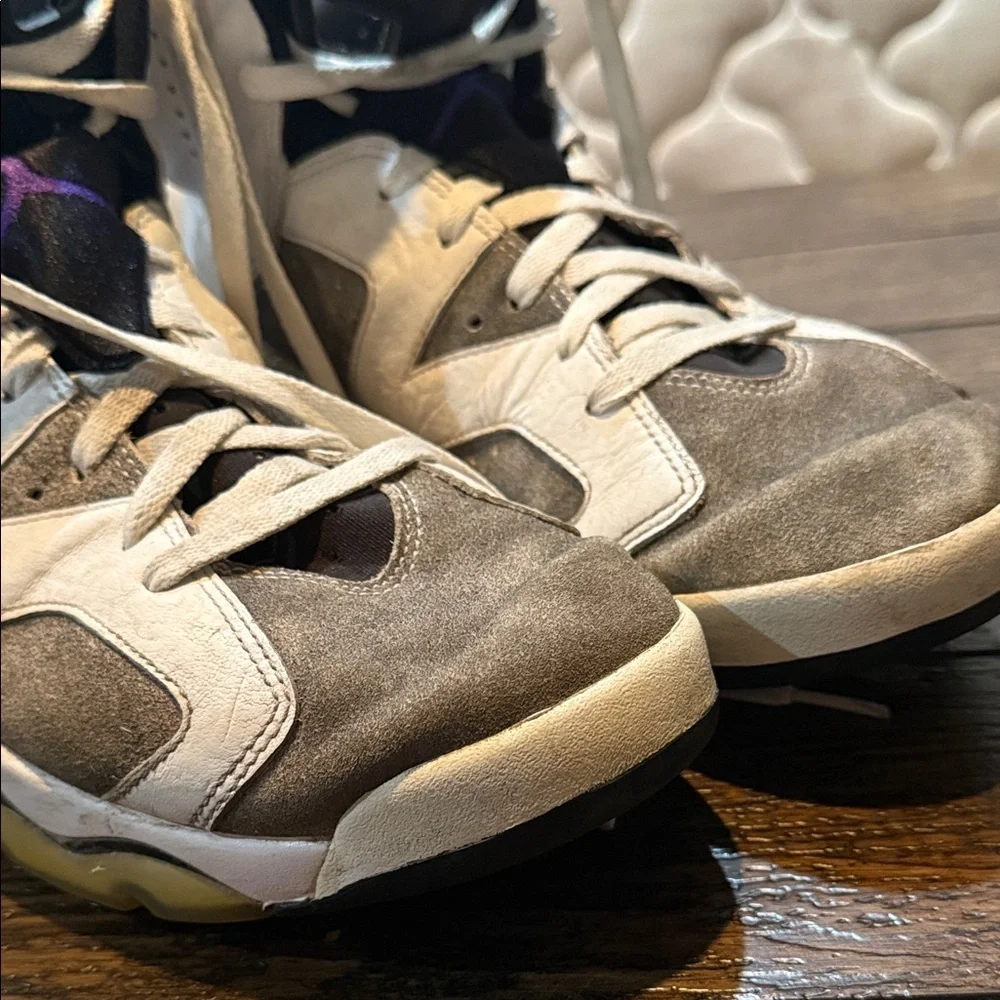 Nike Air Jordan 6 Retro LTR Flint Men's 13 US White Sneakers (C13125-100) - Picture 2 of 16